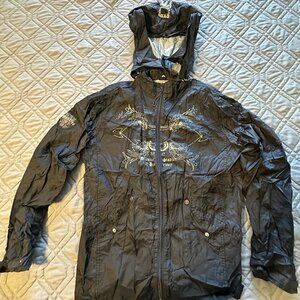 Manfred Black Rain Jacket